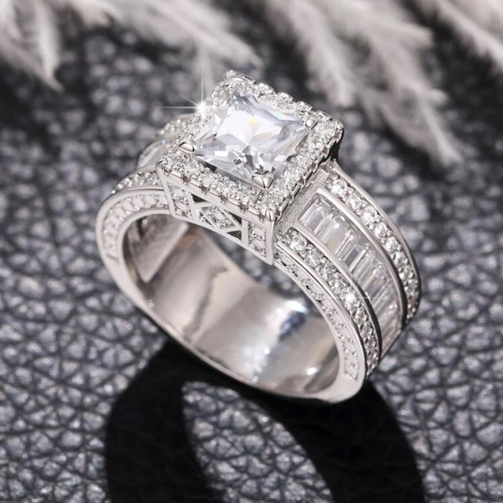 LIVE SHOW  BRIDAL WEDDING RING - Picture 2 of 13
